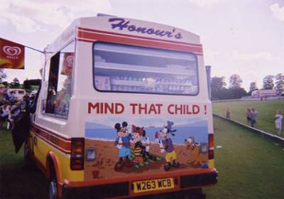 ice cream van at event