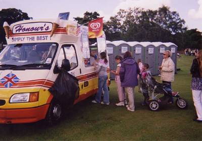 ice cream van at Festival